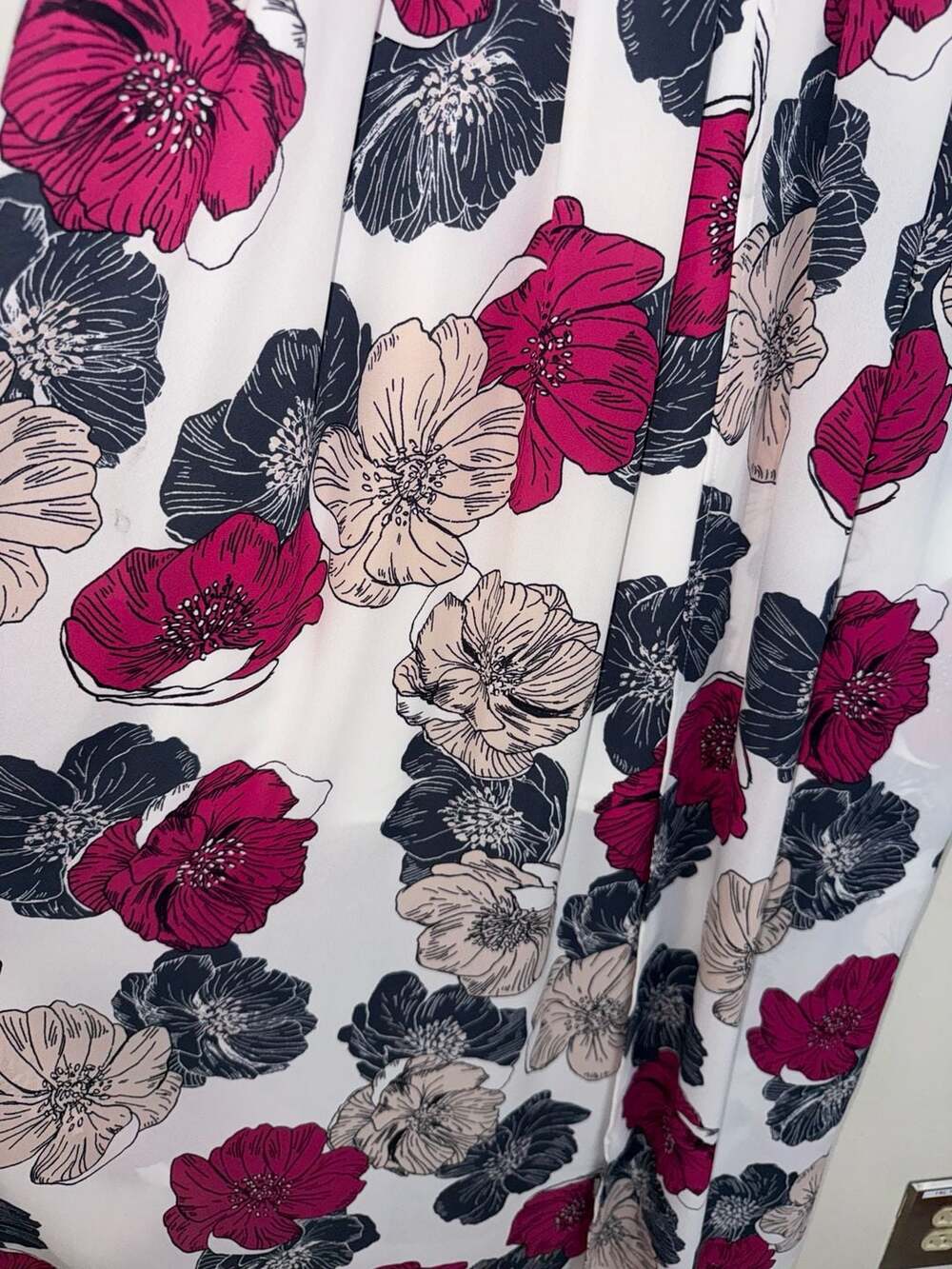 Ann Taylor Petite Floral Halter Maxi Dress Size 12P - Picture 3 of 5